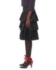 Valentino Garavani Women's Satin Ruffle Skirt - 3