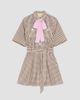 Valentino Garavani Women's Short Dress in Vichy Cotton - 7