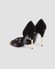 Valentino Garavani Women's Sinead Suede and Lace 105MM Pumps - 3