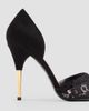 Valentino Garavani Women's Sinead Suede and Lace 105MM Pumps - 6