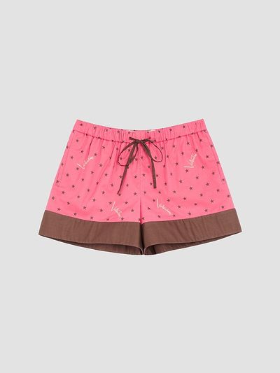 Valentino Garavani Women's Starry Signature Muslin Shorts