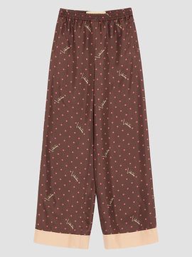 Valentino Garavani Women's Stelline Firma Starry Twill Pants
