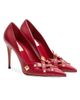 Valentino Garavani Women's Studdy Kidskin 100MM Pumps - 2