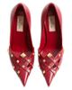 Valentino Garavani Women's Studdy Kidskin 100MM Pumps - 4