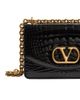 Valentino Garavani Women's Vain Small Shoulder Bag in Crocodile Leather - 6