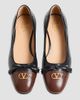 Valentino Garavani Women's Valet Du Roi Ballerinas in Kidskin - 4