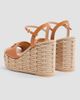 Valentino Garavani Women's VLogo Signature 120MM Wedge Sandals in Grainy Calfskin - 3