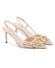 Valentino Garavani Women's VLogo Signature 80MM Slingback Pumps Décolleté - 2