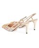 Valentino Garavani Women's VLogo Signature 80MM Slingback Pumps Décolleté - 3