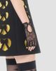 Valentino Garavani Women's VLogo Signature Biker Gloves in Lace and Leather - 3