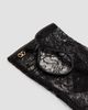 Valentino Garavani Women's VLogo Signature Biker Gloves in Lace and Leather - 4