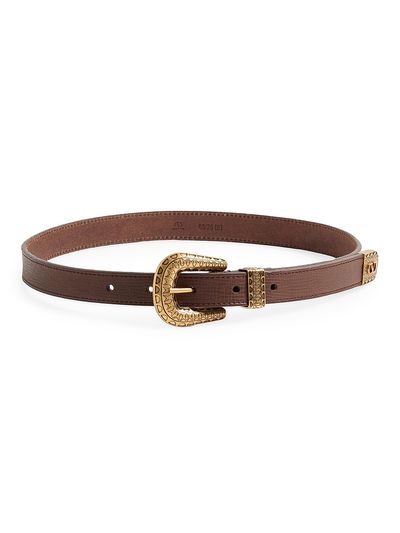 Valentino Garavani Women's VLogo Signature Calfskin Belt 20MM