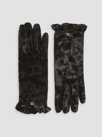 Valentino Garavani Women's VLogo Signature Chenille Gloves