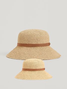 Valentino Garavani Women's Vlogo Signature Foldable Straw Bucket Hat
