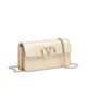 Valentino Garavani Women's VLogo Signature Laminated Grainy Calfskin Wallet with Chain - 2