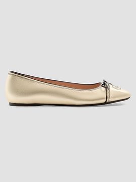 Valentino Garavani Women's VLogo Signature Laminated Nappa 05MM Ballerinas