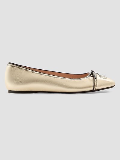 Valentino Garavani Women's VLogo Signature Laminated Nappa 05MM Ballerinas