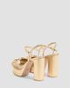 Valentino Garavani Women's VLogo Signature Metallic Platform 115MM Sandals - 4