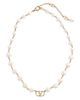 Valentino Garavani Women's VLogo Signature Necklace in Metal and Glass Beads - 1