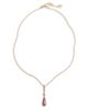 Valentino Garavani Women's VLogo Signature Necklace in Metal, Swarovski Crystals and Glass Drops - 1