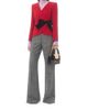 Valentino Garavani Women's Wool Mouliné Pants - 6
