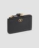 Valentino Garavani Women's Zip-Around Charm Card Holder in Grainy Calfskin - 2