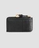 Valentino Garavani Women's Zip-Around Charm Card Holder in Grainy Calfskin - 3