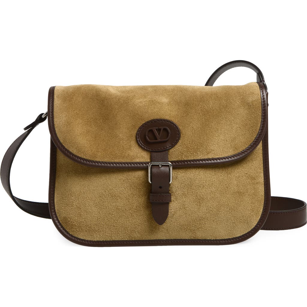 Valentino Valentino Antibes Suede Crossbody Bag