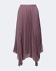 Valentino Valentino Asymmetric plissé georgette midi skirt - 1