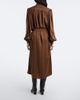 Valentino Valentino Belted chevron jacquard silk midi dress - 6