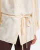 Valentino Valentino Belted silk jacquard shirt - 4