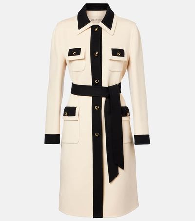 Valentino Valentino Belted wool and cashmere jacket