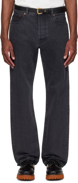 Valentino Valentino Black 5 Pocket Jeans