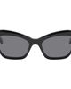Valentino Valentino Black Cat-Eye Acetate Sunglasses - 1