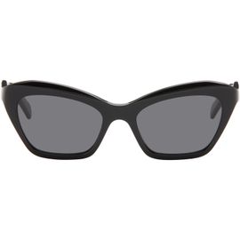Valentino Valentino Black Cat-Eye Acetate Sunglasses