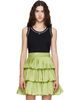 Valentino Valentino Black Cotton Jersey VLogo Tank Top - 1
