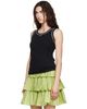 Valentino Valentino Black Cotton Jersey VLogo Tank Top - 4