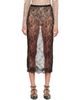 Valentino Valentino Black Lace Midi Skirt - 1