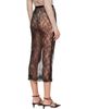 Valentino Valentino Black Lace Midi Skirt - 3