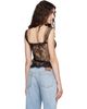 Valentino Valentino Black Lace Tank Top - 3
