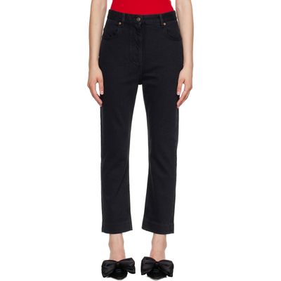 Valentino Valentino Black Stretch Denim Jeans