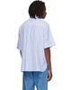 Valentino Valentino Blue & White Striped Cotton Linen Shirt - 3