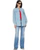Valentino Valentino Blue Cotton Chambray Shirt - 4