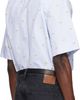 Valentino Valentino Blue Cotton Oxford 'Le Chat De La Maison' Shirt - 3