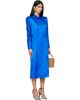 Valentino Valentino Blue Flowerism Sunflowers Jacquard Midi Dress - 2