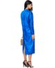 Valentino Valentino Blue Flowerism Sunflowers Jacquard Midi Dress - 3