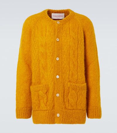 Valentino Valentino Mohair-blend cardigan