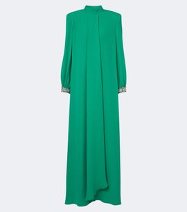 Valentino Valentino Cady Couture crystal-embellished silk gown