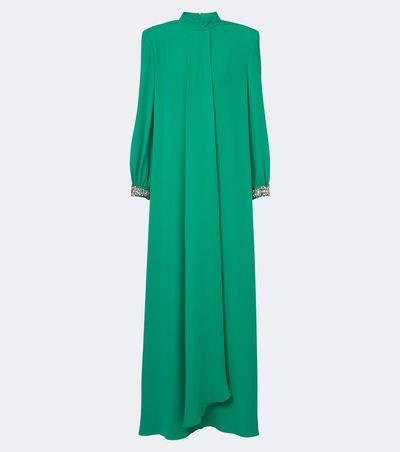 Valentino Valentino Cady Couture crystal-embellished silk gown