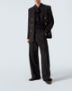 Valentino Valentino Chalk stripe wool and silk blazer - 2